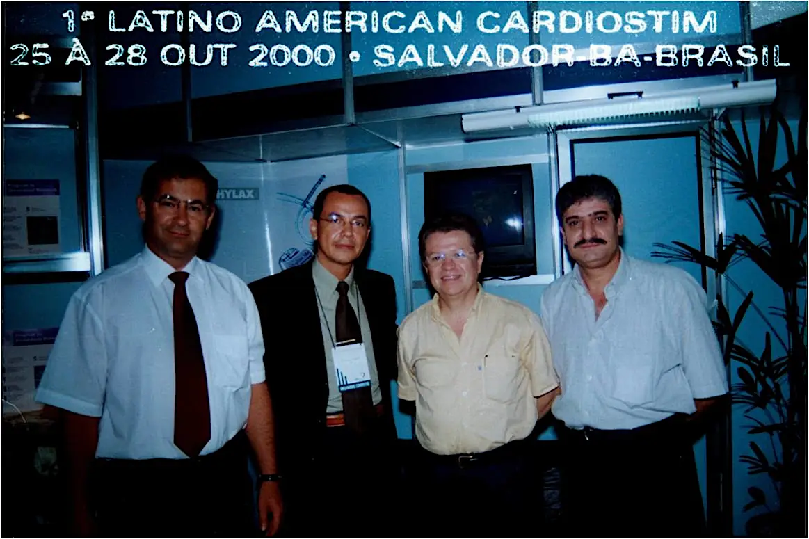 Congresso Latino Americano CARDIOSTIM, realizado em Salvador/BA em outubro de 2000
